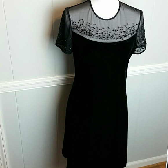 Vintage P.J. Klein Velvet dress - Picture 1 of 7